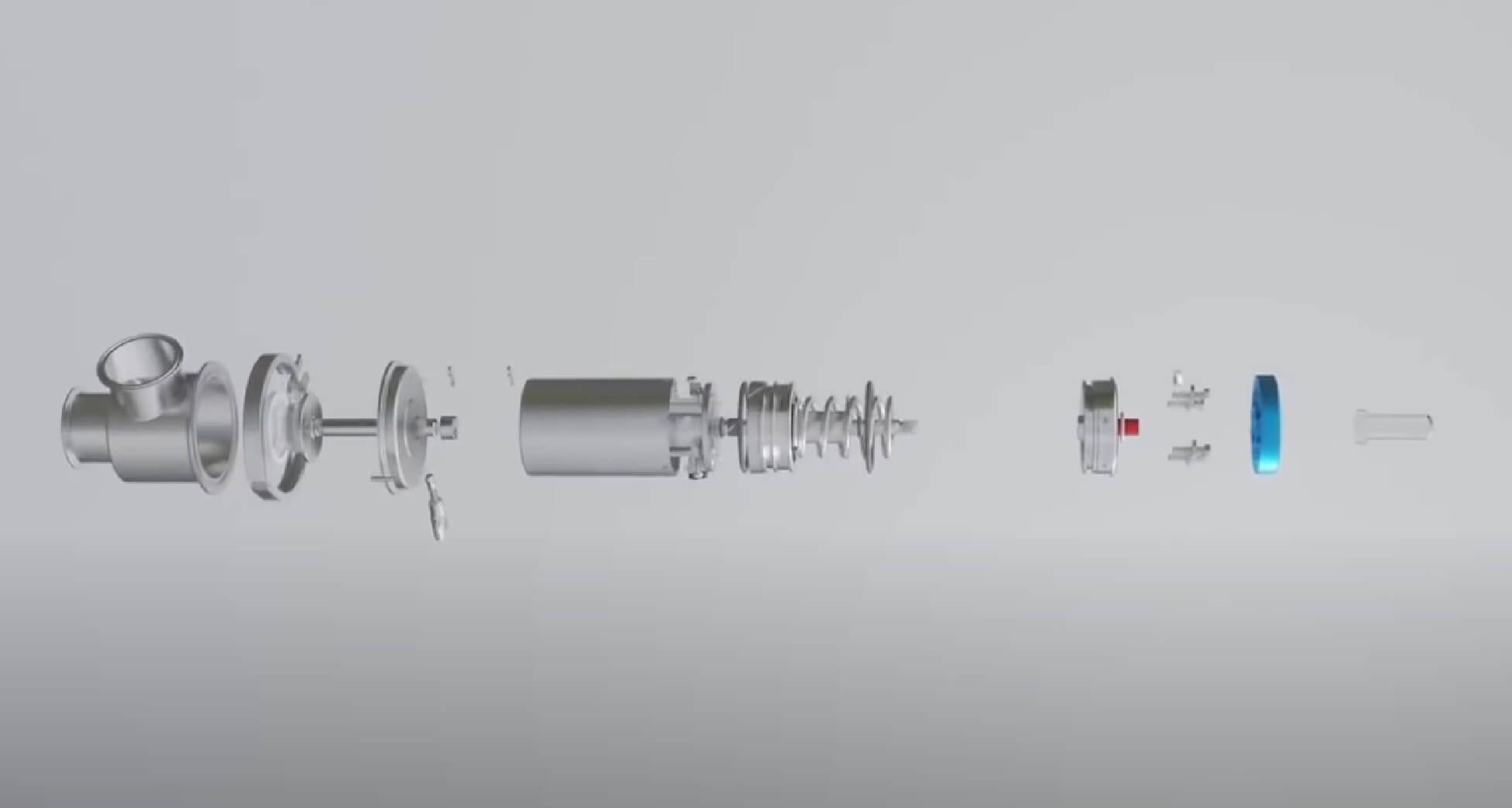 Flowtrend 761-R Shut off and Divert Valve Exploded Animation